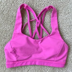 Lululemon Size 2 Pink Sports Bra